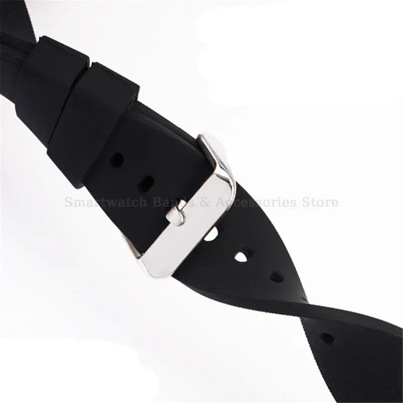 10mm 12mm 14mm 15mm 16mm 18mm 20mm 21mm 22mm 24mm Silicone Watch Band Quick Release Watch Strap for Men Women Universal Wristband