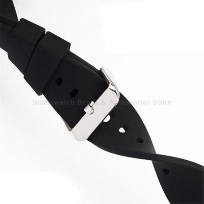 10mm 12mm 14mm 15mm 16mm 18mm 20mm 21mm 22mm 24mm Silicone Watch Band Quick Release Watch Strap for Men Women Universal Wristband