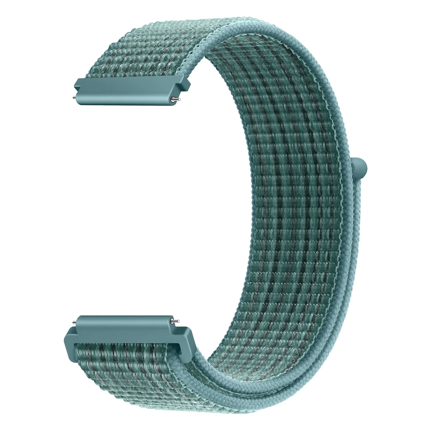 Bracelet à boucle en Nylon pour Amazfit Bip 6/5/GTS 4/3/2/2e/Mini/GTR 42mm/47mm/GTR 4/3 Pro Sport, 20mm/22mm, 2 bandes