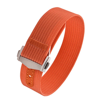 Canvas and Nylon Watch Strap, 18-20-22mm, for Omega X Swatch MoonSwatch for Seiko Men Women Sport, Waterproof, Folding Buckle