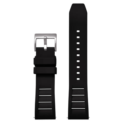 Premium Fluoro Rubber Watch Strap, FKM Watchband, Quick Release Watch Strap, Wrist Belt for Diving Watch Accessories, 20mm, 22mm, New