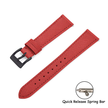 Cinturini per orologi in pelle di vitello di qualità cinturini per orologi in pelle Saffiano 18/19/20/21/22/23/24mm cinturini accessori per orologi