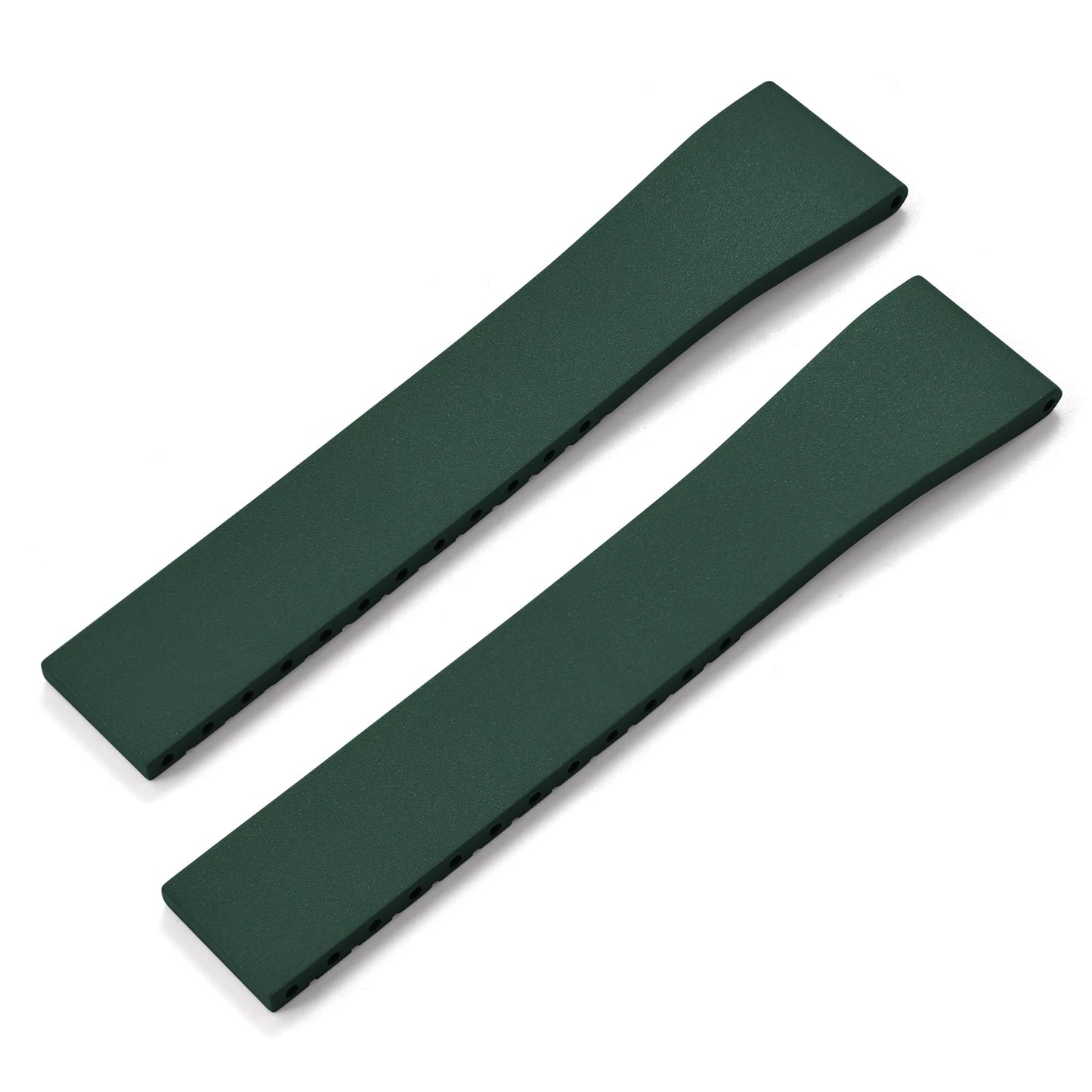 Nouveau bracelet de montre CTS FKM boucle en or papillon à dégagement rapide 16mm 18mm 19mm 20mm 21mm 22mm bracelets de montre en caoutchouc CTS pour couper à la taille