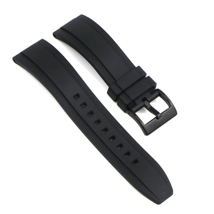 Cinturino per orologio in gomma fluorurata FKM con sgancio rapido, impermeabile, antipolvere, da esterno, cinturino da immersione, 20 mm, 22 mm, 24 mm
