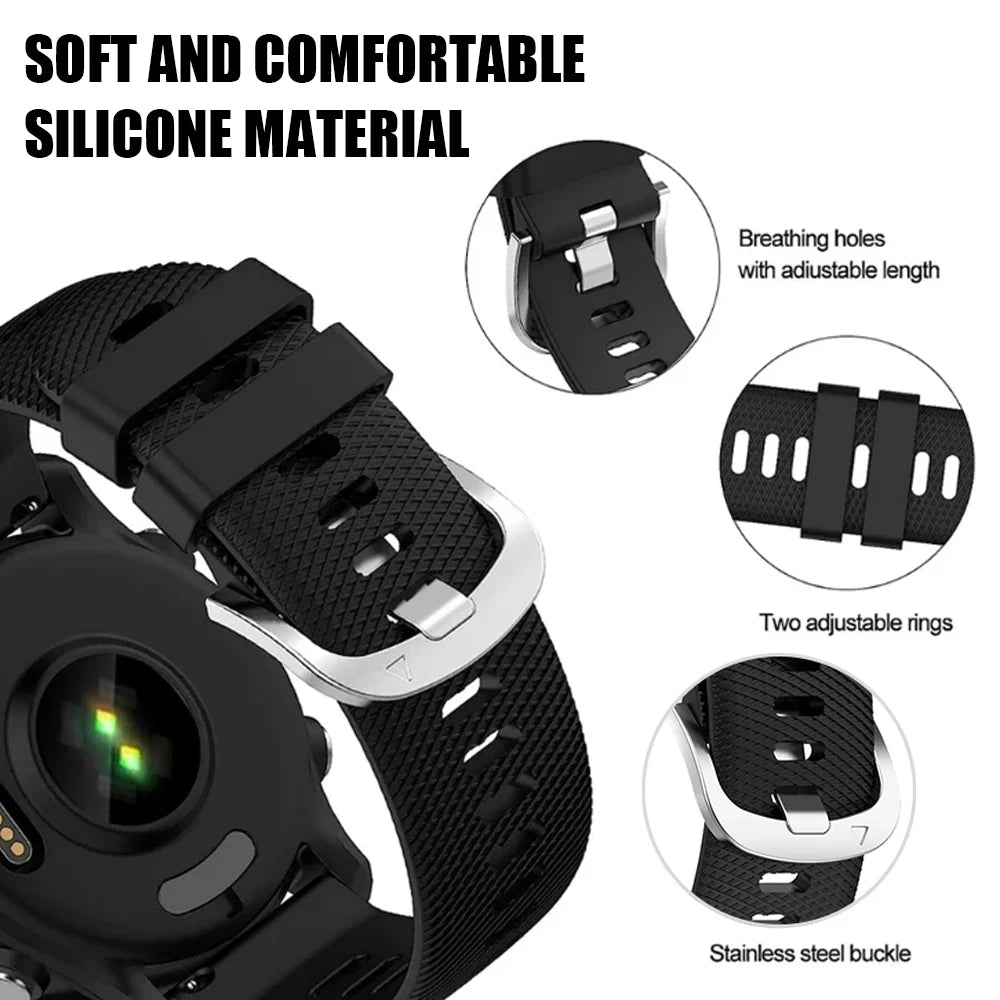 20mm 22mm Silicone Strap for Huami Amazfit Active 3 2/Active Max Sports Band BALANCE 2 BIP 3 6 5 GTS 4 mini GTR 3 Pro