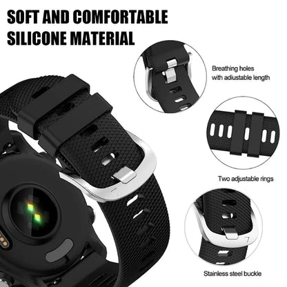 20mm 22mm Silicone Strap for Huami Amazfit Active 3 2/Active Max Sports Band BALANCE 2 BIP 3 6 5 GTS 4 mini GTR 3 Pro