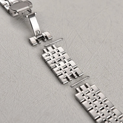 Cinturino per orologio ultra sottile in acciaio inossidabile, 20mm 22mm, in metallo lucidato, leggero, per uomini e donne, cinturini di ricambio per orologio da polso