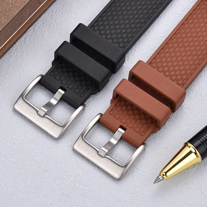 Premium Quality 18mm 20mm 22mm FPM/FKM Watch Strap, New Design Quick Release Fluoro Rubber Watchbands for Every Smartwatch Brand