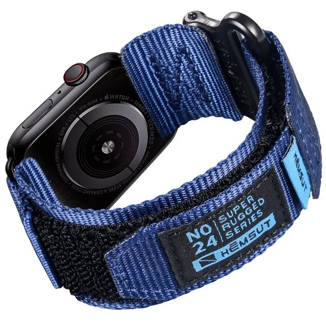 HEMSUT Nylon Strap for Apple Watch, Outdoor Bracelet, Ultra, 49mm, Mini Band 4, iWatch 7, 5, 6, SE 2, 3, 40mm, 44mm