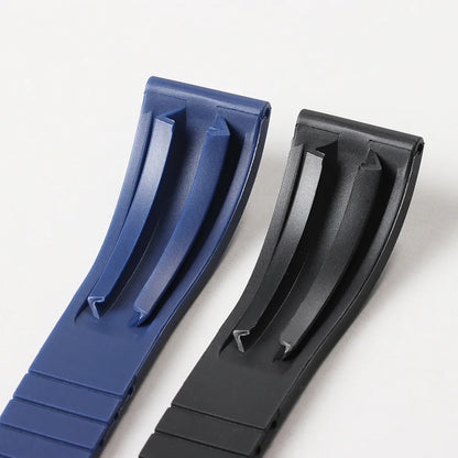 Cinturino in silicone TPU da 20mm per orologio Rolex Submariner, per GMT Daytona Oysterflex, fibbia di ricambio in metallo, 20MM