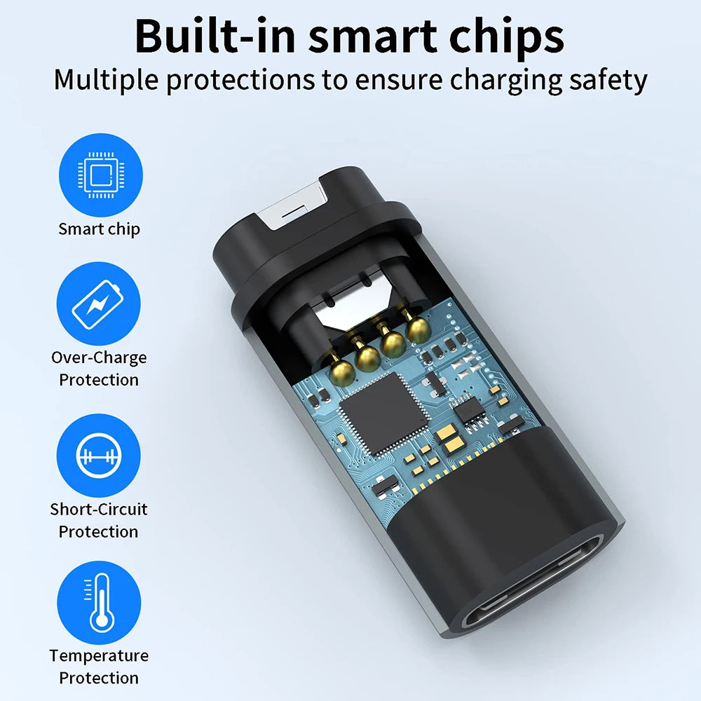 Adaptateur Portable de chargement de Type C/Micro USB/iOS, pour Garmin Fenix 7 7S 7X 6 6S 6X 5 5s 5X Venu 2 2S, convertisseur de chargeur de montre intelligente