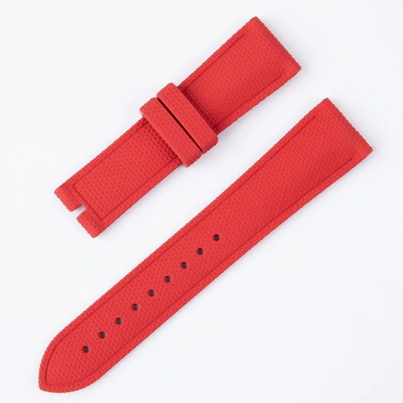Cinturino per orologio in gomma fluorurata FKM di alta qualità, 18/19/20/21/22/23/24mm, per uomo e donna, per Longines/Tissot Rolex Diver, cinturino universale F