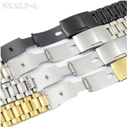 Bracelet de montre Arc en acier inoxydable pour Bracelet Omega Seamaster pour Seiko SKX007/009 Bracelet universel en métal massif 14/16/18/20/22/24mm