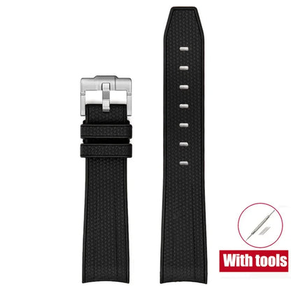 Bracelet de plongée Joint MoonSwatch 20mm pour Omega X Swatch hommes femmes Arc extrémité incurvée Bracelet en caoutchouc TPU pour outils de Bracelet de montre Rolex