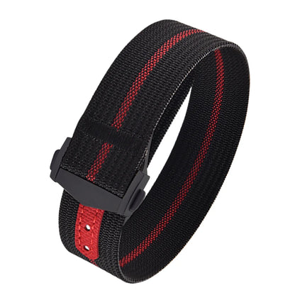 Canvas and Nylon Watch Strap, 18-20-22mm, for Omega X Swatch MoonSwatch for Seiko Men Women Sport, Waterproof, Folding Buckle