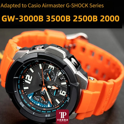 Bracciale per orologio in silicone per Casio G-SHOCK serie Aviation 5121 GW-3000B/2500/2000B/BD GW-3500B, cinturino sportivo da uomo, accessori per orologi