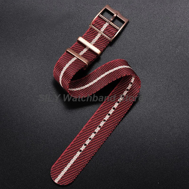 Cinturino militare in nylon da 20 mm 22 mm, cinturino in tela premium per Tudor Army, cinturini in tessuto Seiko per Rolex, cinturini per uomo e donna