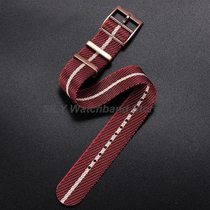 Cinturino militare in nylon da 20 mm 22 mm, cinturino in tela premium per Tudor Army, cinturini in tessuto Seiko per Rolex, cinturini per uomo e donna