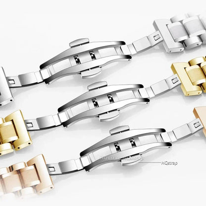 Stainless steel watch bracelet for Longines curved end metal bracelet 12 13 14 15 16 17 19 21 23 18mm 20mm 22mm 24mm