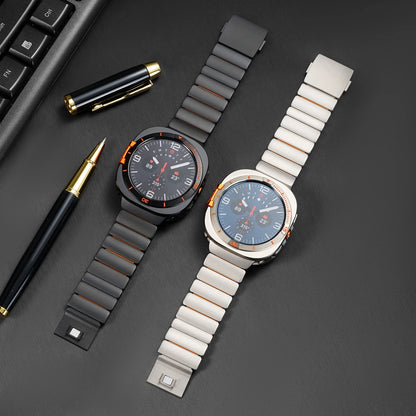 Titanium Magnetic Bracelet + Metal Protective Case for Samsung Galaxy Watch Ultra 47mm