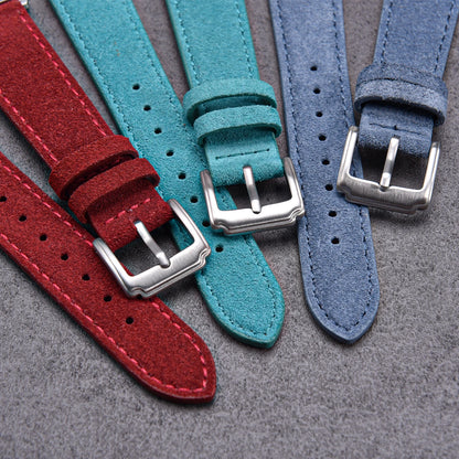 Cinturino in pelle scamosciata per Apple Watch Ultra 2 42mm 45mm 44mm, per iWatch 8 7 6 5 SE, cinturino in pelle da donna e da uomo, cinturino in pelle per affari, 38mm 40mm 41mm