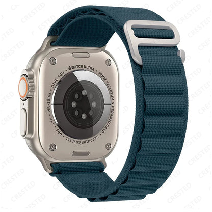 Bracelet à boucle alpine pour Apple watch Ultra 3 2 bandes 49mm 45mm 44mm 40mm 41mm 46mm 42mm Bracelet iWatch série 11 10 SE 9 8 7 6 5 4
