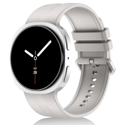 Original Silicone Strap for Samsung Galaxy Watch 9 8 44mm 40mm, Correa Band for Galaxy Watch 9 8 Classic 46mm, Accessories