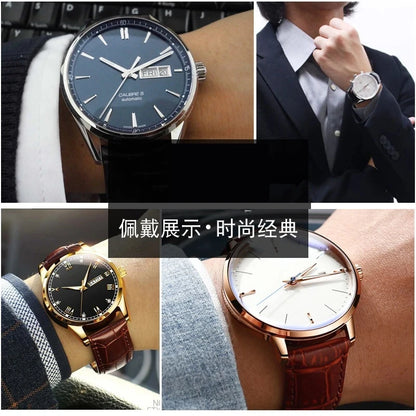 19mm 20mm 22mm Genuine Leather Strap for Tag Heuer Carrera Monaco Watch Black Brown Watchband Bracelet