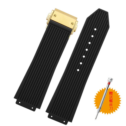 Cinturino per orologio da uomo in nylon e silicone, 20 mm, 22 mm, 24 mm, impermeabile e traspirante, in gomma, accessori