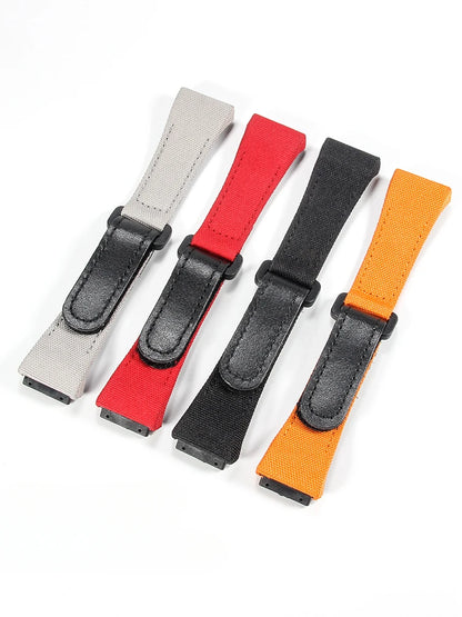 Pour Richard Mille toile de Nylon 25mm 4 étoiles tournevis Anti-allergie bracelets de montre RM50 53 série remplacer bracelet de montre pratique