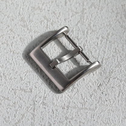 High-end leather bracelet buckle, 316L stainless steel buckle 16 18 20MM silver black rose gold watch accessory buckle