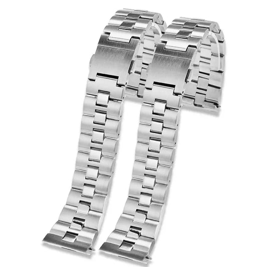 High-Quality Solid Stainless Steel Watch Band for Tag Heuer Monaco CBL2111 CBL2180 CBL2113 CBL2115 BA0644, 22mm Silver Watch Strap
