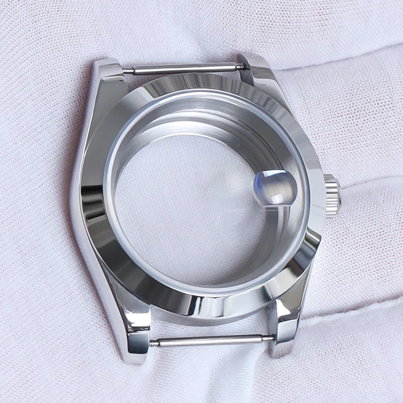 NH35 Watch Accessories, 36mm/39mm Stainless Steel Watch Case for Seiko NH35 NH38 NH36, 28.5mm Movement, Datejust Oyster Dial, Parts