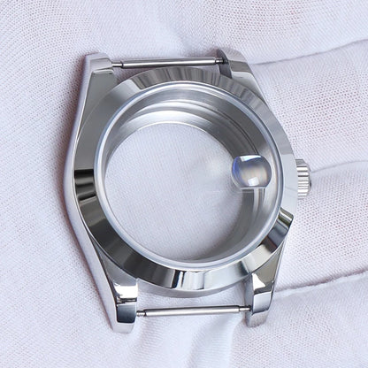 NH35 Watch Accessories, 36mm/39mm Stainless Steel Watch Case for Seiko NH35 NH38 NH36, 28.5mm Movement, Datejust Oyster Dial, Parts