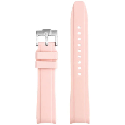 High Resistance Silicone Bracelet for Men and Women, 18/19/20/21/22mm, Universal Curved End, Butterfly Buckle, Watch Strap for Tissot 1853