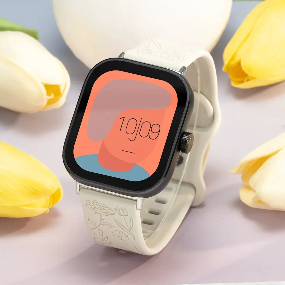 Carved Strap for Redmi Watch 6 5 4, Magnetic Silicone Bracelet for Redmi Watch 5 Active 3 Lite 5 Lite 3 Active