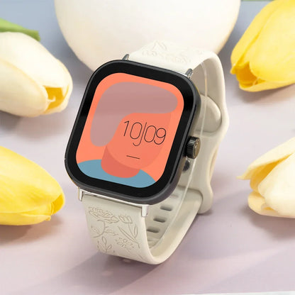 Carved Strap for Redmi Watch 6 5 4, Magnetic Silicone Bracelet for Redmi Watch 5 Active 3 Lite 5 Lite 3 Active