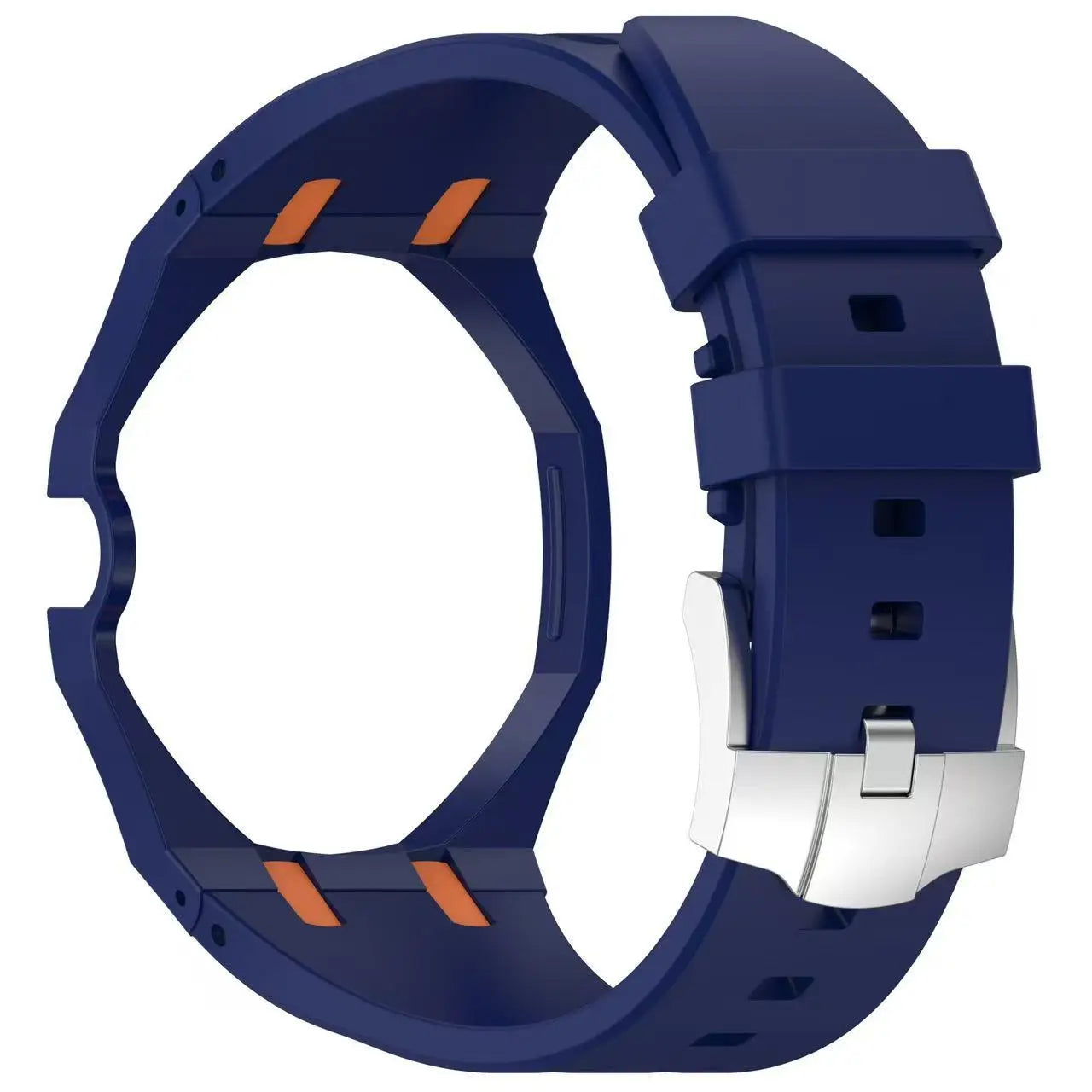 Bracelet de conversion en silicone coloré compatible avec la montre de poche Swatch Royal Pop – Accessoire de modification tout-en-un pour montre-bracelet