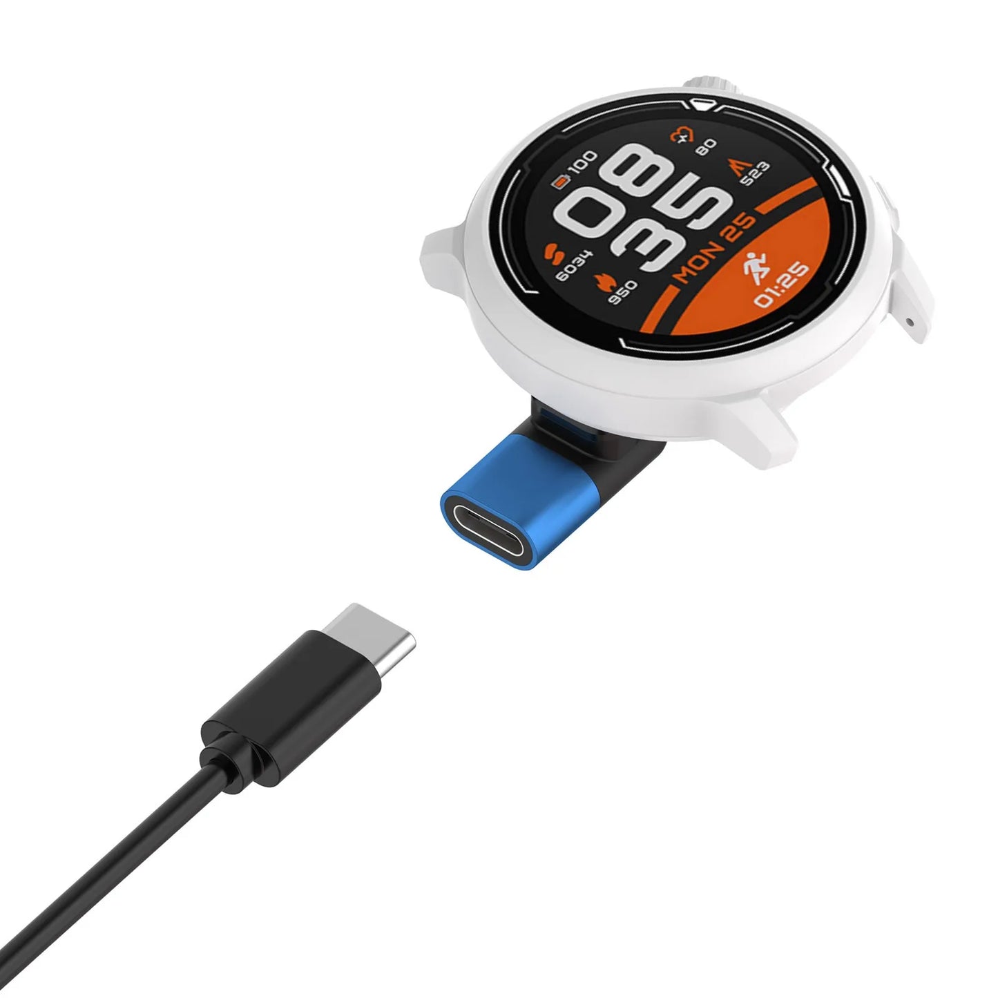 Adaptateur de câble de chargement USB pour COROS PACE 3 2/COROS APEX 2 Pro/COROS APEX Pro APEX 42/COROS VERTIX 2, accessoires de chargeur
