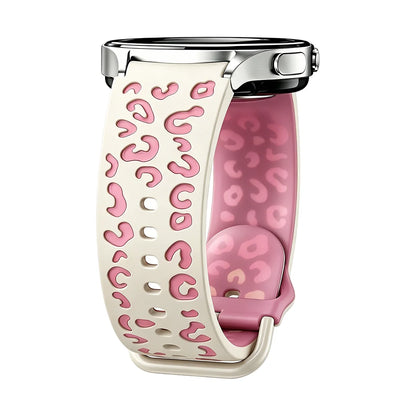 Bracelet de montre lumineux gravé bicolore, compatible avec Samsung Watch 7/6/5/4/FE, bracelet de montre sport en silicone lumineux (40/44 mm)