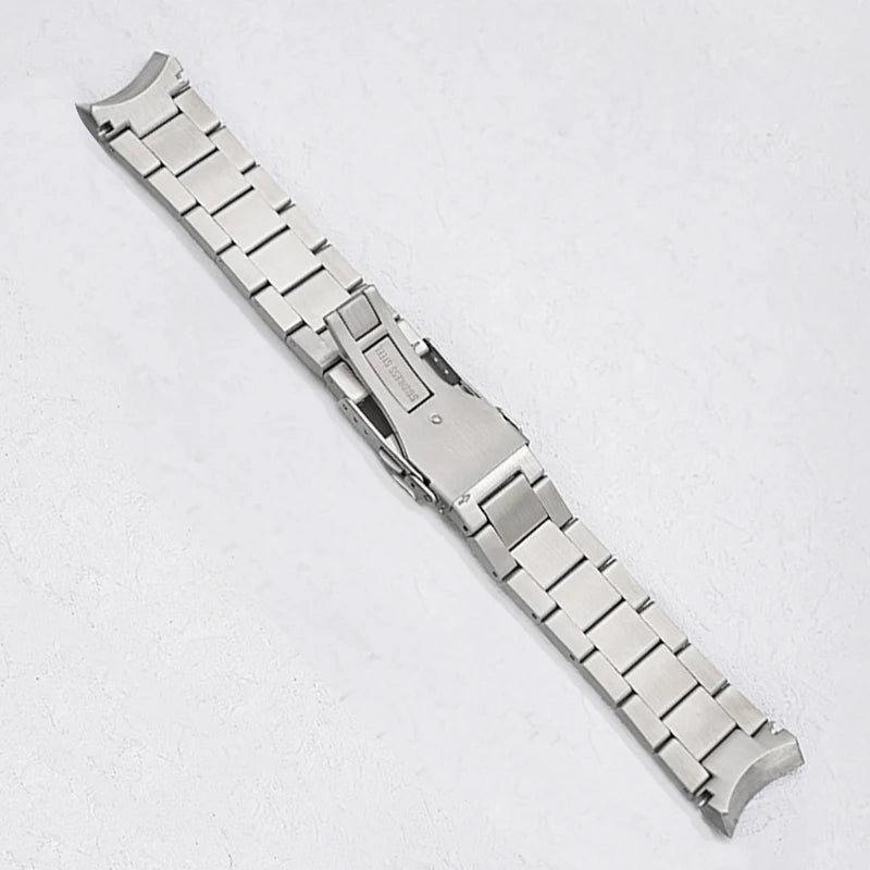 Bracelet de montre en acier inoxydable éventuelles B185, fermoir pliant, extrémité incurvée solide, compatible avec boîtier éventuelles B185, remplacements de bracelet, 20mm