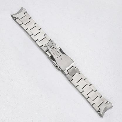 Bracelet de montre en acier inoxydable éventuelles B185, fermoir pliant, extrémité incurvée solide, compatible avec boîtier éventuelles B185, remplacements de bracelet, 20mm