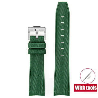 Bracelet de plongée Joint MoonSwatch 20mm pour Omega X Swatch hommes femmes Arc extrémité incurvée Bracelet en caoutchouc TPU pour outils de Bracelet de montre Rolex
