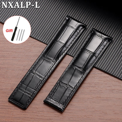 20mm 22mm 24mm Genuine Cowhide Leather Watch Strap for Tag Heuer Carrera Monaco F1, Men's Watch Strap, Folding Buckle