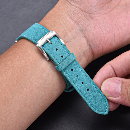 Cinturino in pelle scamosciata per Apple Watch Ultra 2 42mm 45mm 44mm, per iWatch 8 7 6 5 SE, cinturino in pelle da donna e da uomo, cinturino in pelle per affari, 38mm 40mm 41mm