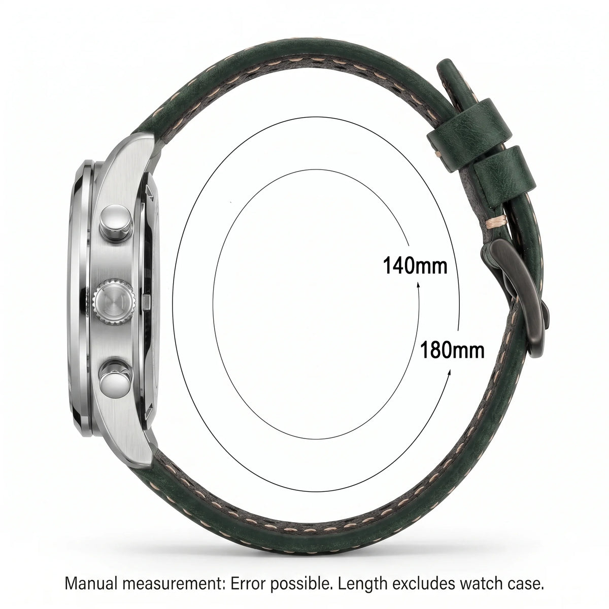 Correas de reloj de cuero auténtico, vintage, 20 mm 22 mm, para Samsung Galaxy Watch 46 mm