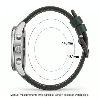 Correas de reloj de cuero auténtico, vintage, 20 mm 22 mm, para Samsung Galaxy Watch 46 mm