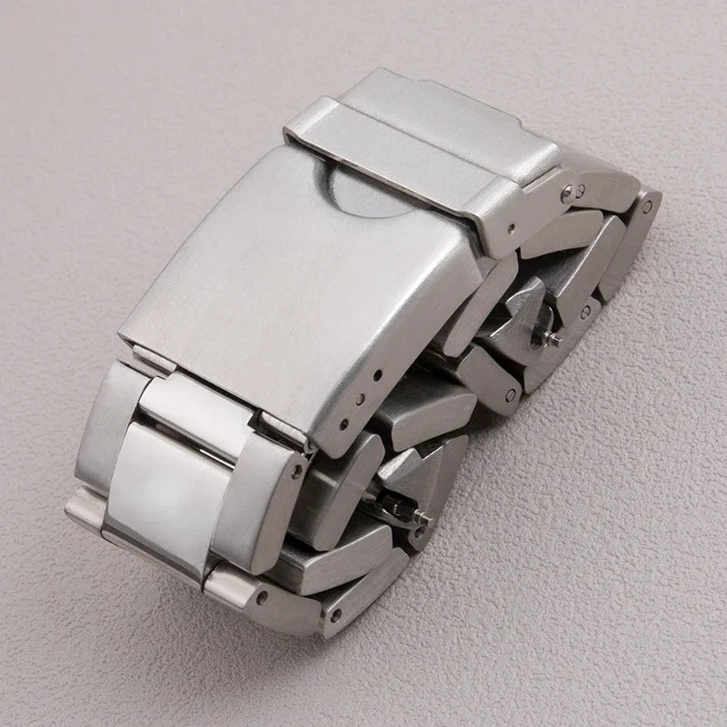 Bracciale in acciaio inossidabile massiccio 316L per orologio T120, 22mm, adatto per bracciale Tissot T120417, cinturino in metallo argentato da uomo