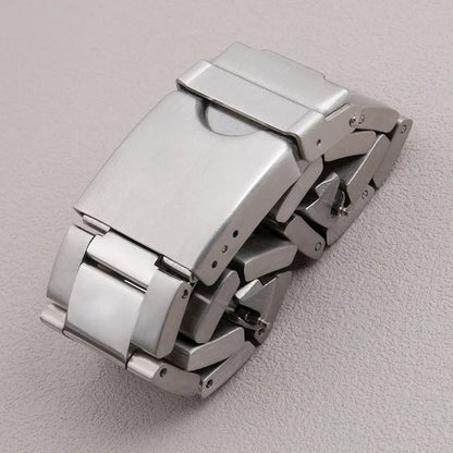 Bracciale in acciaio inossidabile massiccio 316L per orologio T120, 22mm, adatto per bracciale Tissot T120417, cinturino in metallo argentato da uomo