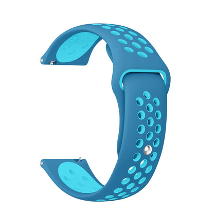 Cinturino in silicone da 20 mm 22 mm, per Amazfit Bip 6 5/GTS 3/2/2e/GTS2 Mini/GTR 3 Pro/42 mm/47 mm/2/2e/Stratos 2/3 Pro Sport Correa
